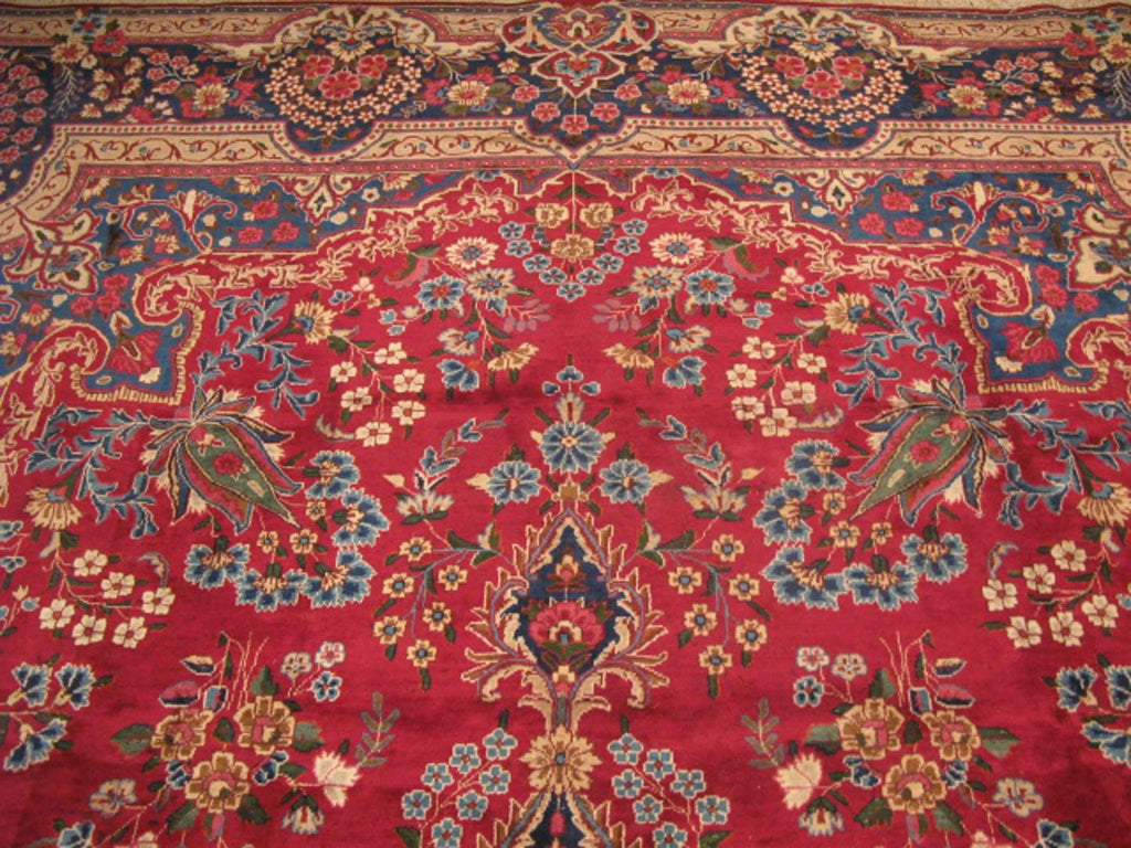 10' 0" x 13' 1" Persian Yaazd Rug image 6