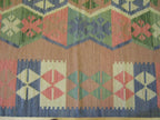 6' 5" x 8' 2" India Kilim Rug image 2