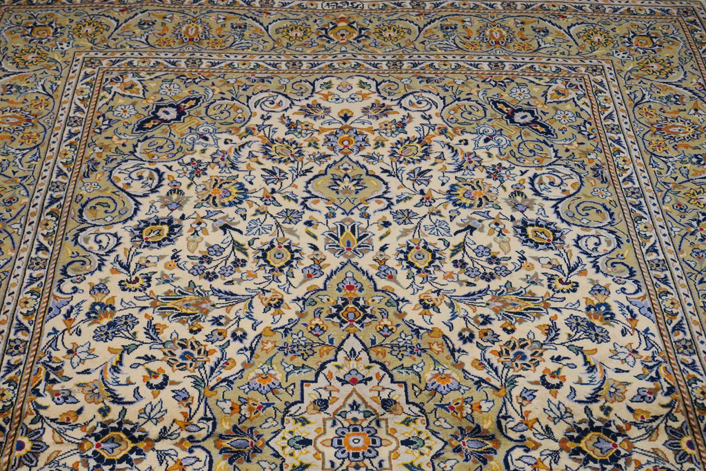 4' 7" x 7' 2" Persian Kashan Rug image 9