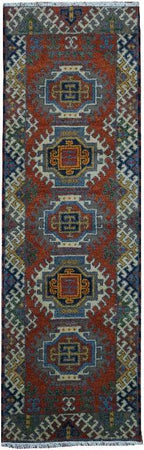 2' 0" x 6' 6" India Kazak Runner image 0