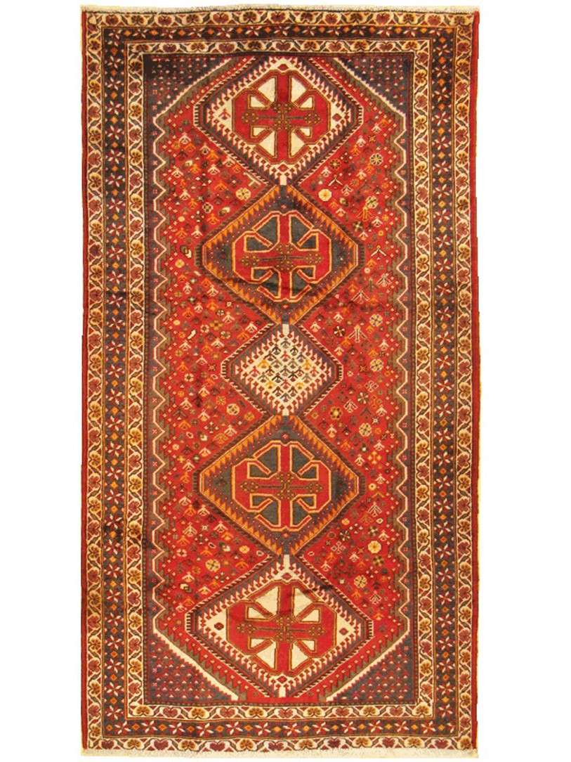 5' 2" x 11' 0" Persian Bakhtiari Runner image 0