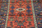 2' 5" x 4' 1" Persian Hamadan Rug image 5