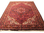7' 0" x 9' 8" Persian Heriz Rug image 0