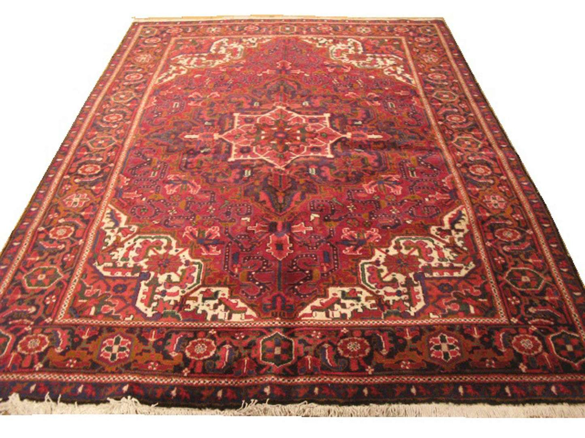 7' 0" x 9' 8" Persian Heriz Rug image 0
