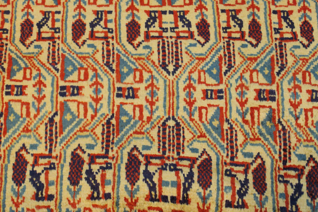9' 7" x 11' 1" Persian Sarouk Rug image 9