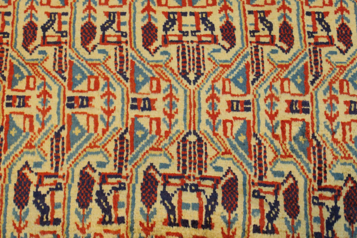 9' 7" x 11' 1" Persian Sarouk Rug image 9