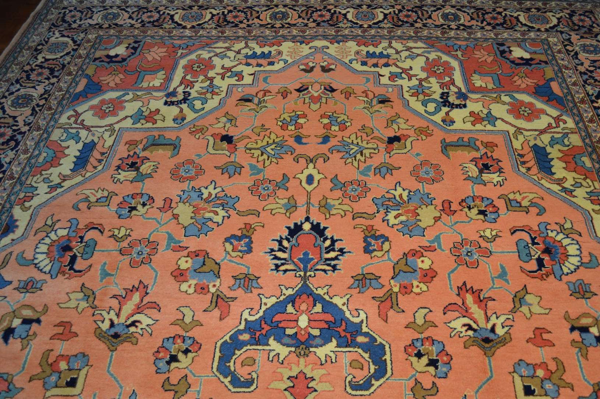 9' 8" x 18' 4" India Heriz Rug image 8