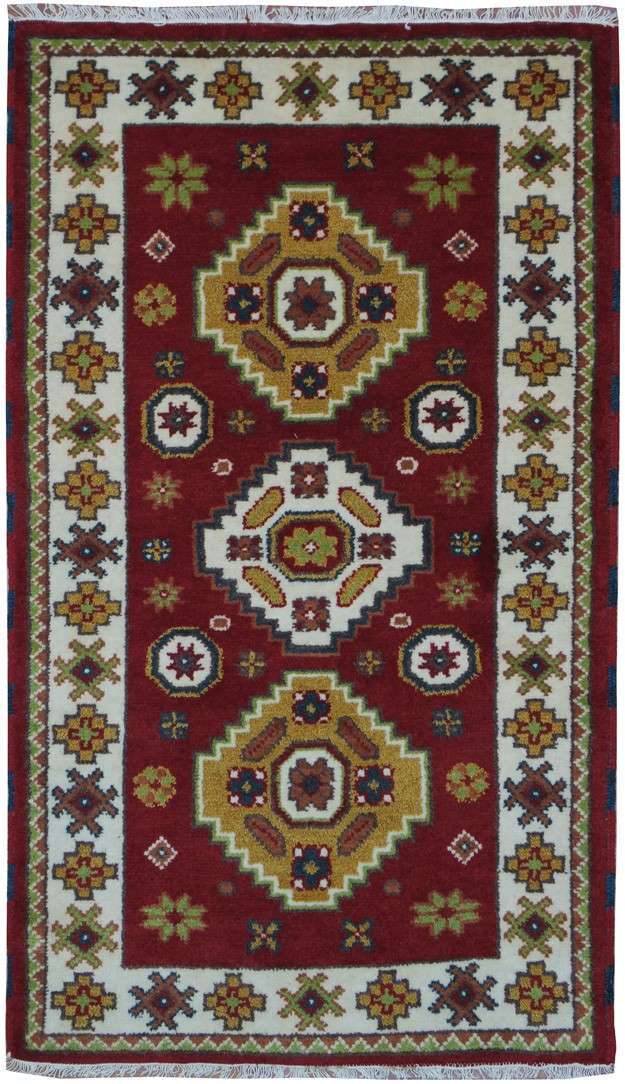 3' 0" x 5' 0" India Kazak Rug image 0