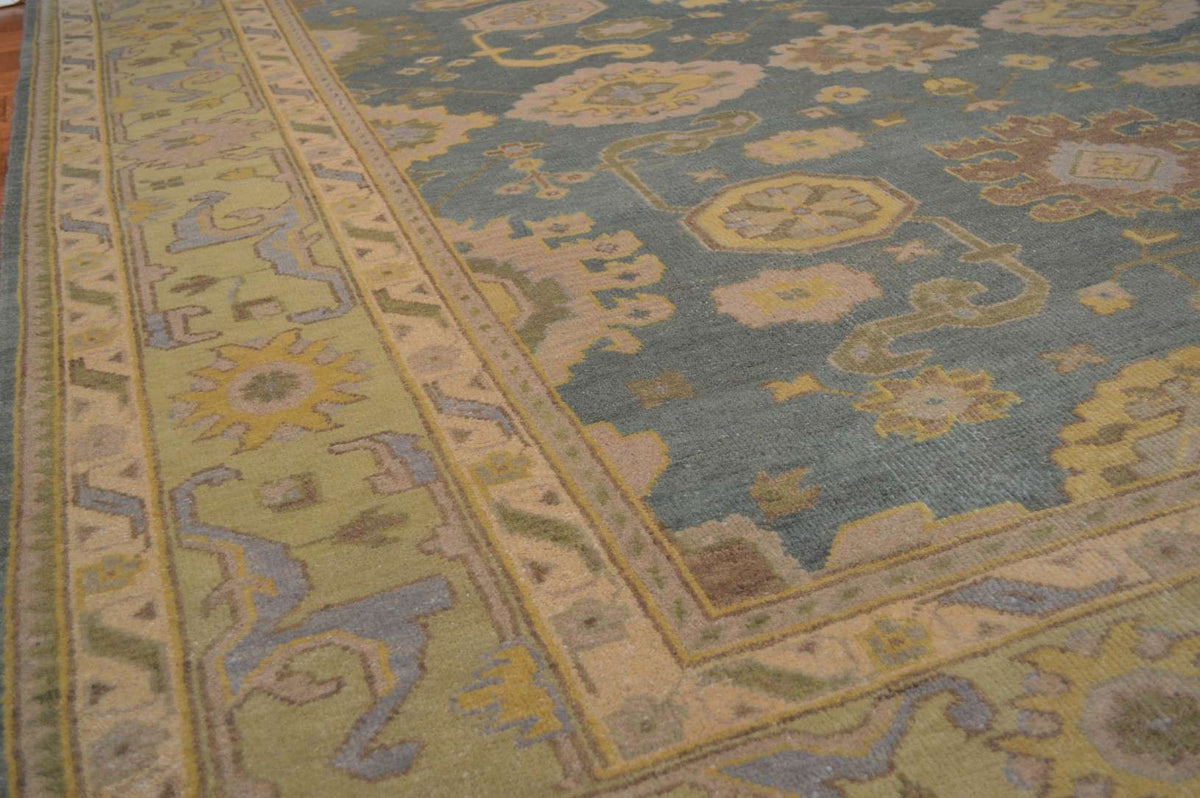 8' 1" x 9' 8" India Oushak Rug image 4