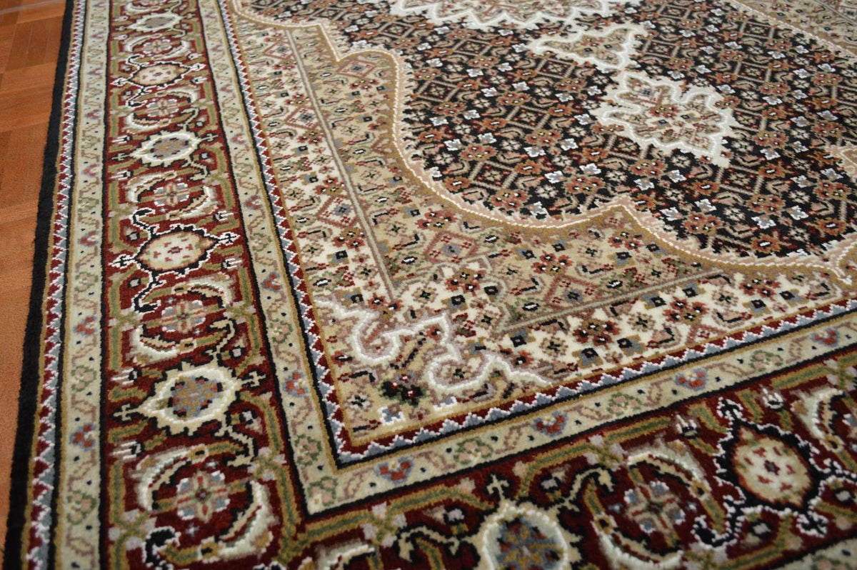 4' 2" x 6' 2" India Bijar Rug image 2