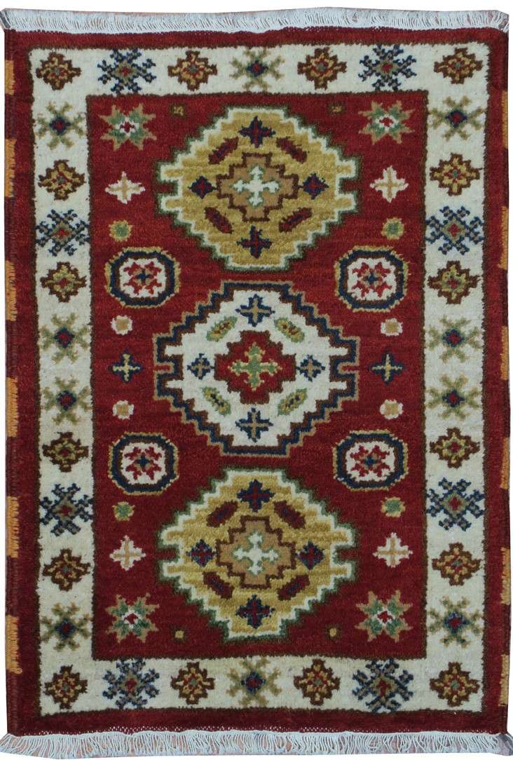 2' 0" x 3' 0" India Kazak Rug image 0