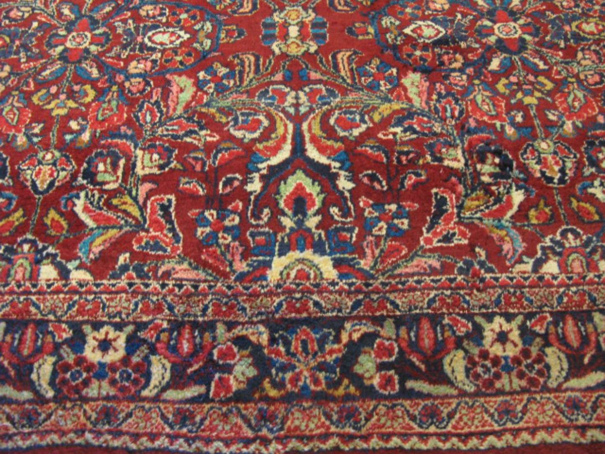 7' 5" x 10' 0" Persian Sarouk Rug image 6