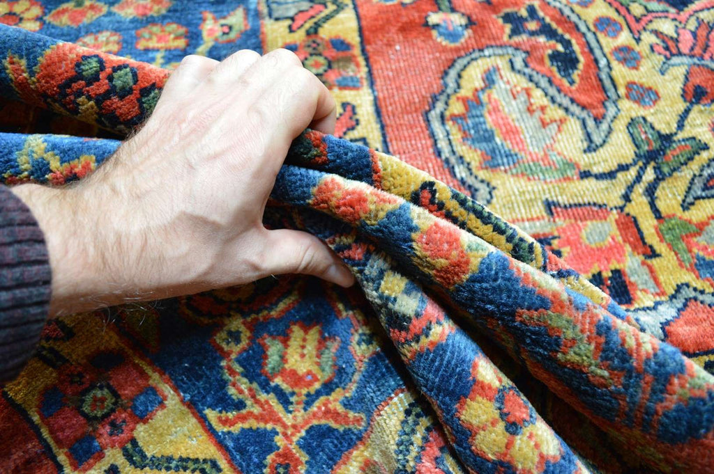 10' 5" x 13' 3" Persian Sarouk Rug image 11