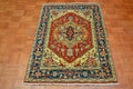 3' 0" x 4' 9" India Serapi Rug image 6