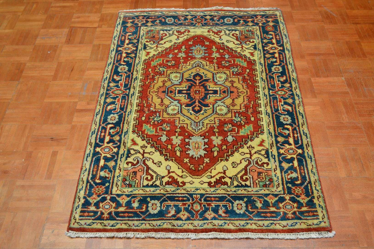 3' 0" x 4' 9" India Serapi Rug image 6