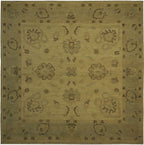 5' 0" x 5' 1" Pakistan Peshawar Square Rug image 0