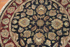 5' 3" x 5' 3" India Agra Round Rug image 6