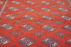 6' 4" x 9' 1" Persian Turkeman Rug image 11