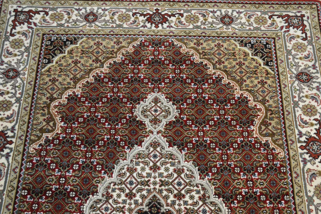 4' 0" x 6' 1" India Bijar Rug image 2