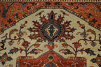 11' 8" x 14' 8" India Serapi Rug image 7