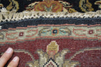 5' 3" x 5' 3" India Agra Round Rug image 12
