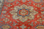 6' 1" x 8' 2" Pakistan Kazak Rug image 6