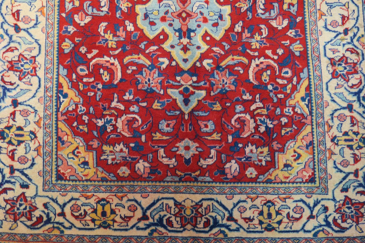 3' 6" x 3' 7" Persian Sarouk Rug image 5