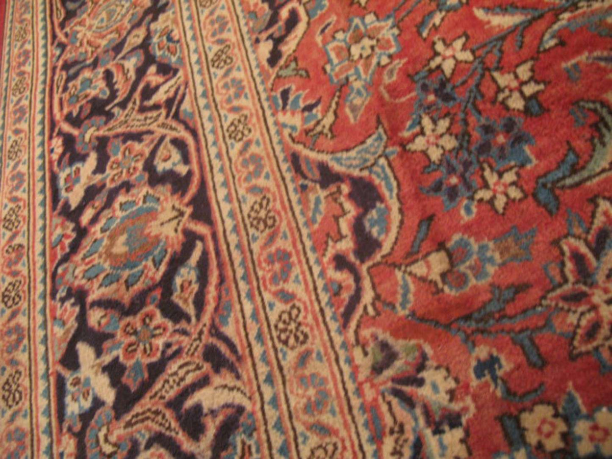 4' 1" x 6' 7" Persian Kashan Rug image 6