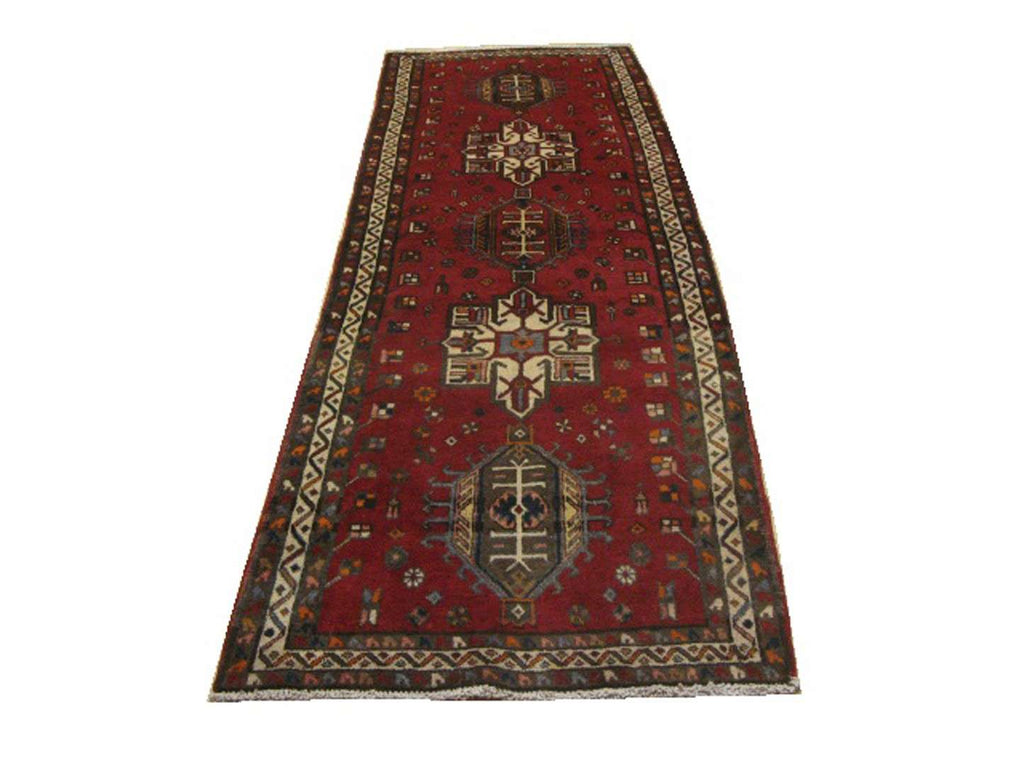 3' 5" x 10' 6" Persian Heriz Runner image 0