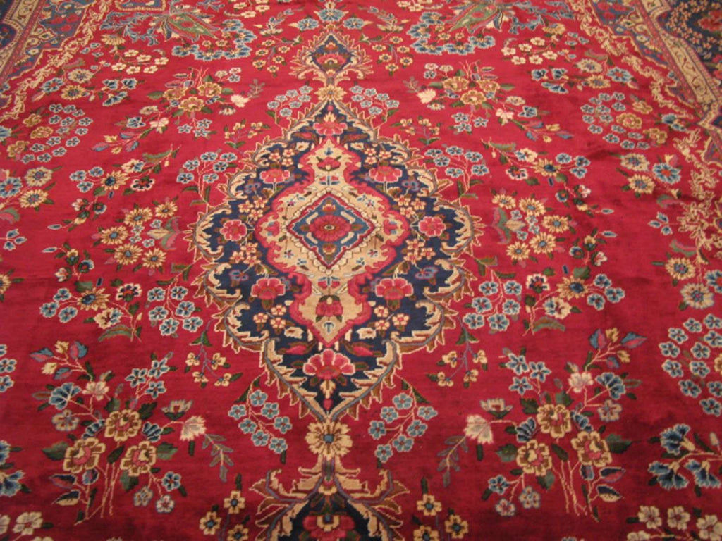 10' 0" x 13' 1" Persian Yaazd Rug image 7