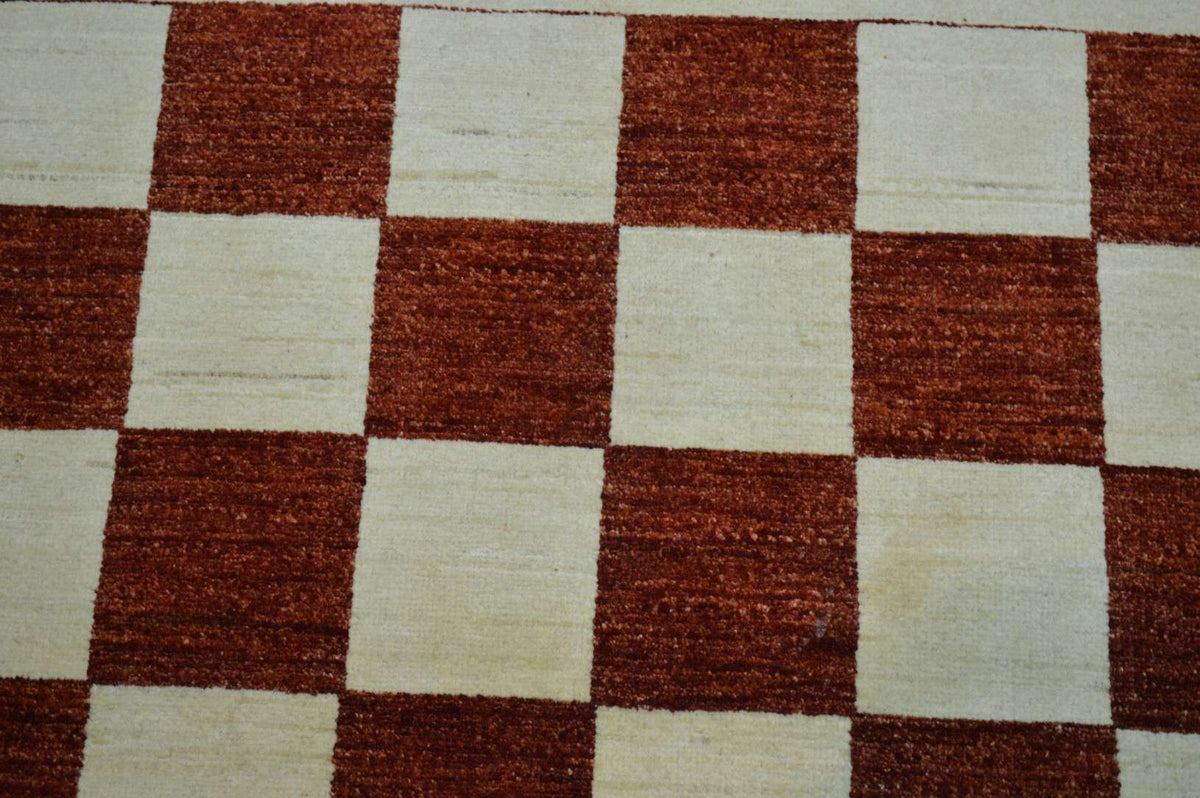 4' 2" x 4' 2" India Gabbeh Square Rug image 4