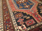 4' 5" x 6' 1" Persian Shahsavan Rug image 2