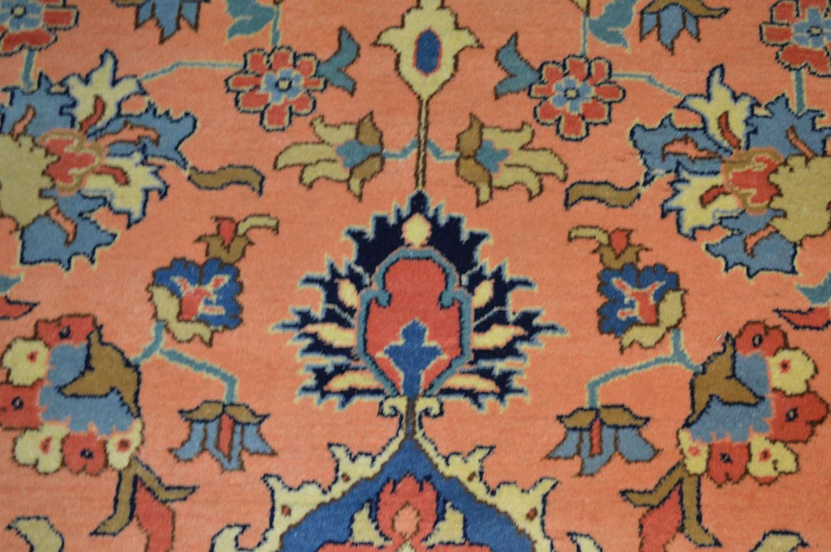 9' 8" x 18' 4" India Heriz Rug image 3