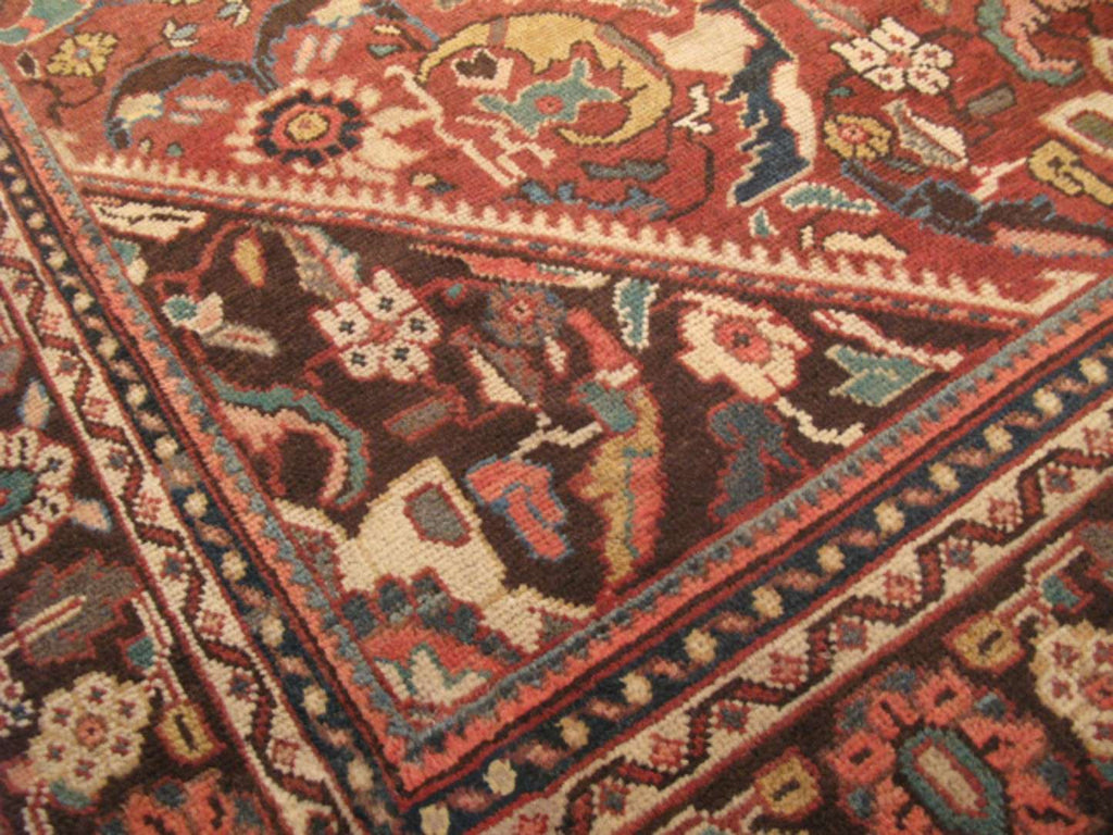 8' 8" x 12' 7" Vintage Sultanabad Rug image 10