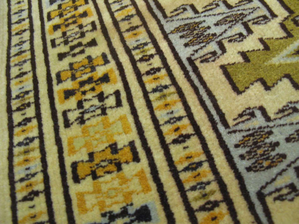 1' 8" x 2' 2" Persian Turkmen Rug image 11