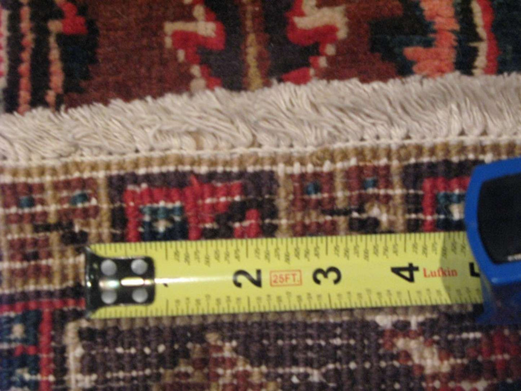 8' 0" x 10' 6" Persian Heriz Rug image 12