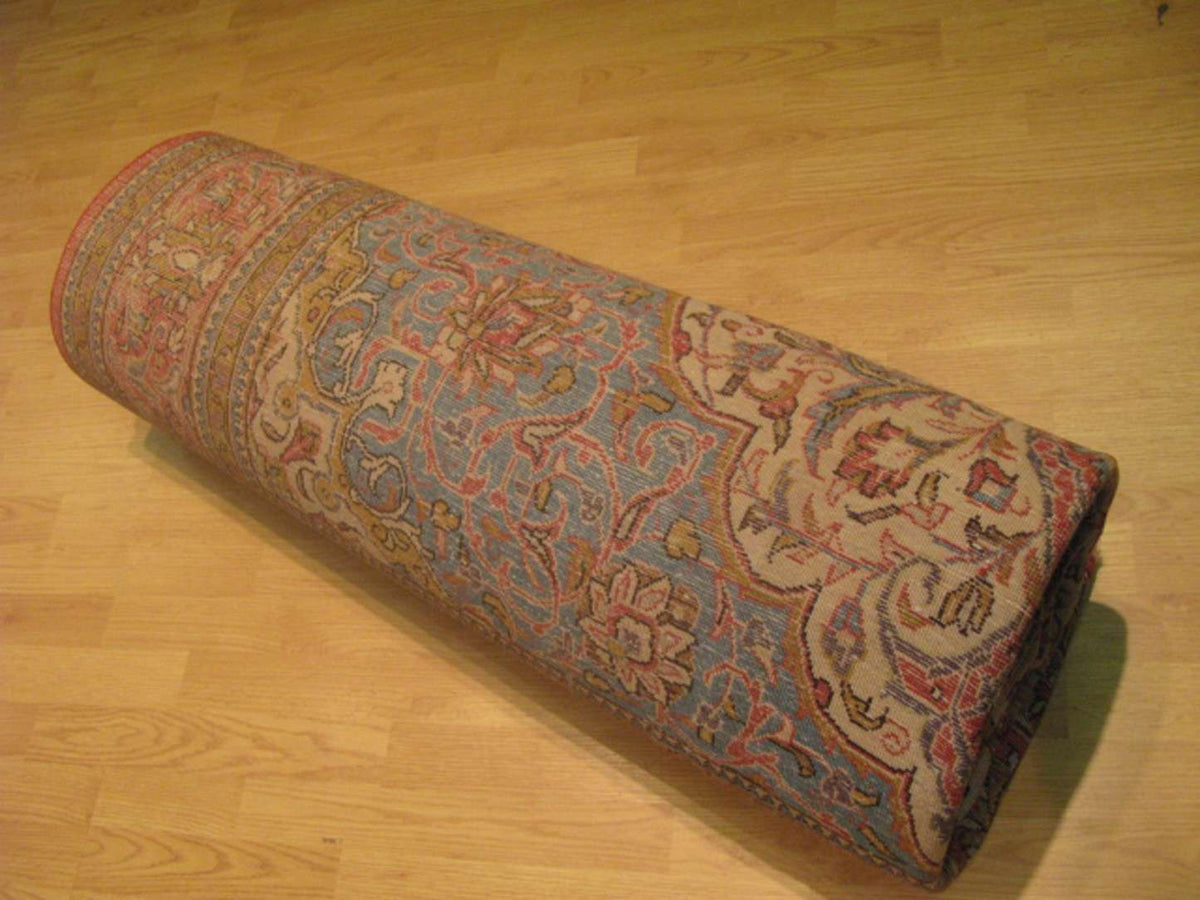 7' 0" x 10' 6" Persian Qum Rug image 11