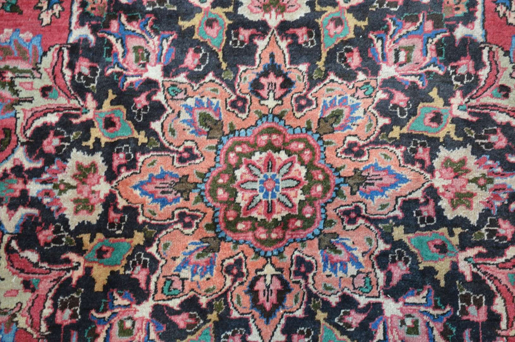 9' 8" x 11' 0" Persian Mashhad Rug image 4