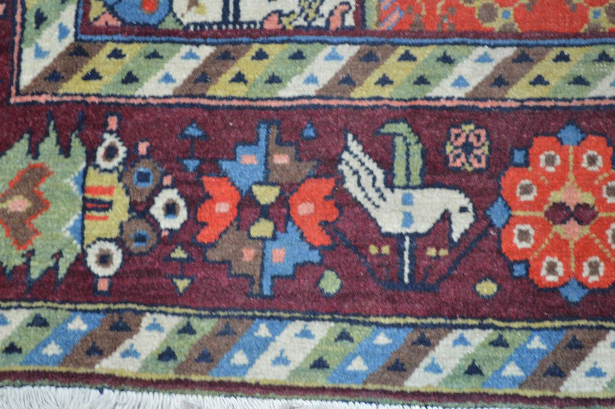 4' 5" x 7' 1" Caucasian Shirvan Rug image 5