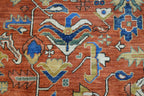11' 8" x 19' 8" Pakistan Serapi Rug image 4