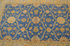 4' 2" x 4' 9" India Agra Rug image 9