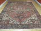 8' 2" x 11' 5" Persian Heriz Rug image 1