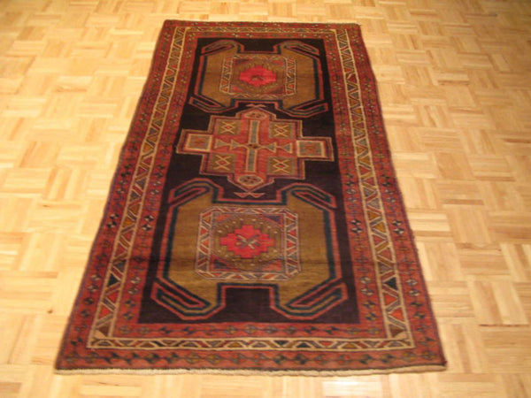 3' 4" x 6' 3" Persian Meshkin Rug image 1