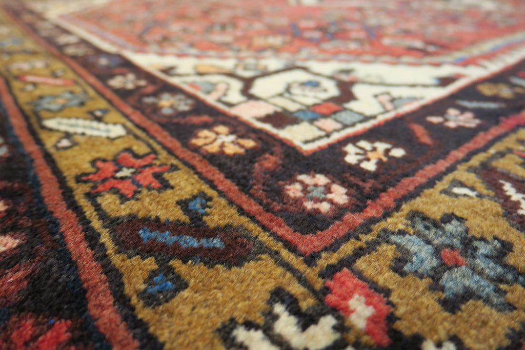 3' 7" x 4' 9" Vintage Hamadan Rug image 0