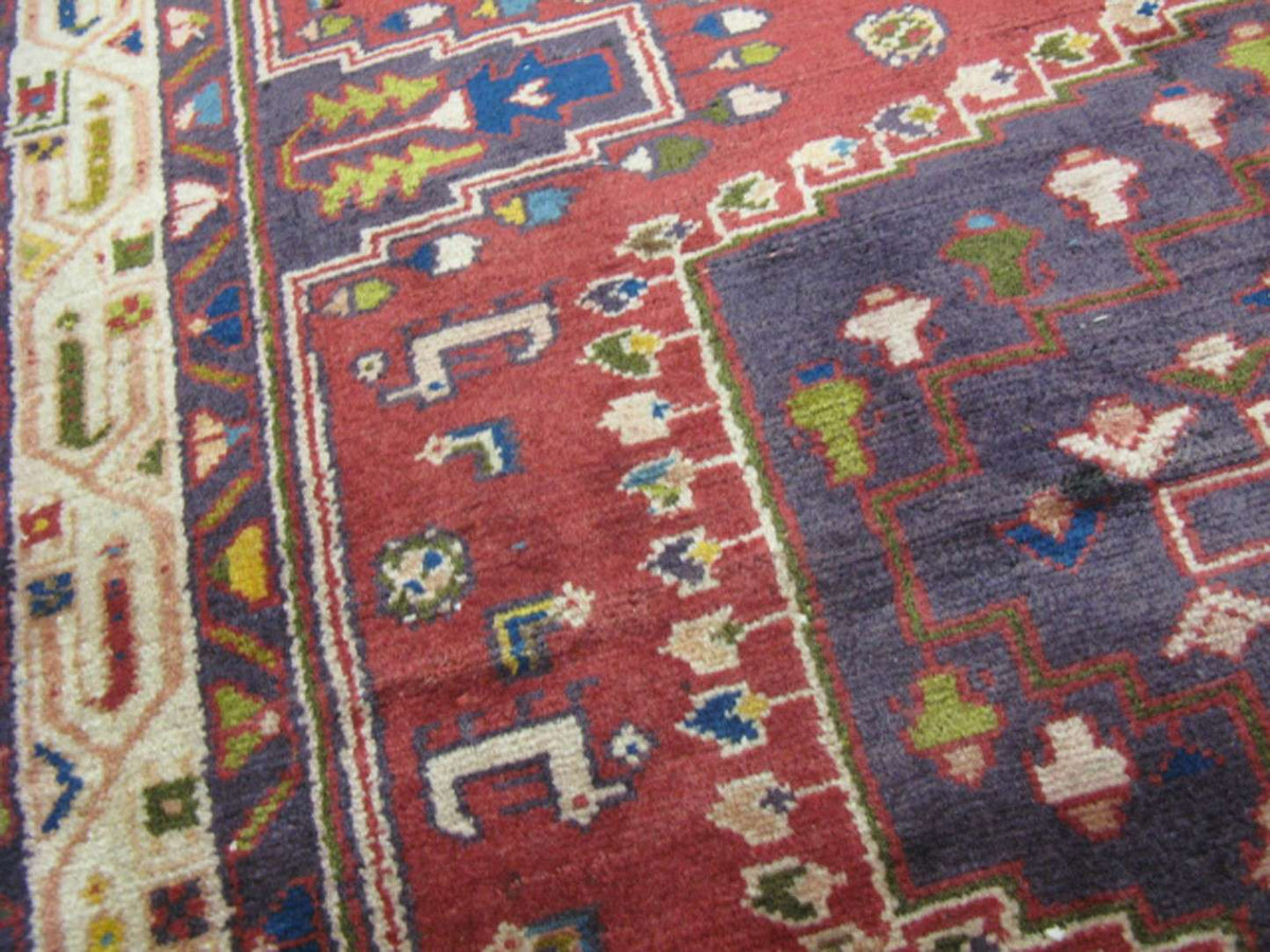 3' 6" x 10' 5" Persian Meshkin Runner image 7