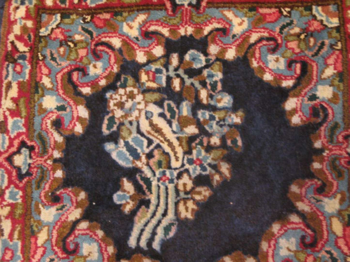1' 8" x 1' 8" Persian Kerman Square Rug image 8