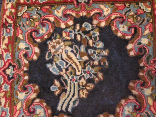1' 8" x 1' 8" Persian Kerman Square Rug image 8