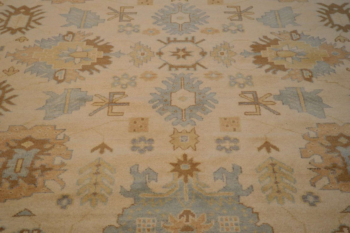9' 2" x 12' 1" India Oushak Rug image 8