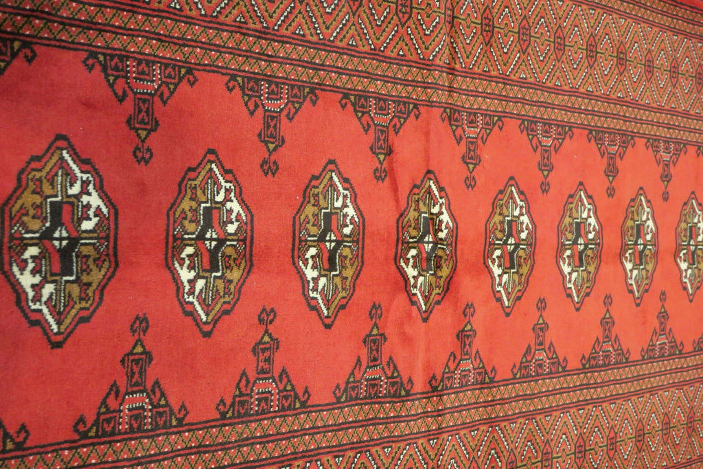 3' 5" x 9' 5" Persian Turkeman Rug image 6