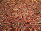 8' 9" x 11' 6" Persian Heriz Rug image 4